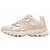 Baskets Louis Vuitton Runner Tatic Marron Rose Beige - vue 3