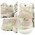 Baskets Louis Vuitton Runner Tatic Marron Rose Beige - vue 9