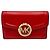 Michael Kors Leather Key Case Red