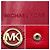 Michael Kors Leather Key Case Red - view 5