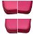 Tory Burch Robinson Leather Coin Card Case Rosa - vista 3
