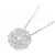 Autre Marque Diamantenhalskette PT900 PT850 Silber - Ansicht 3