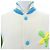 Blouson Varsity Rainbow Playground Louis Vuitton Blanc Bleu Vert - vue 6