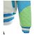Blouson Varsity Rainbow Playground Louis Vuitton Blanc Bleu Vert - vue 7