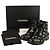 Chanel 22B kurze Stiefel aus Canvas und Lammfell Schwarz - Ansicht 11