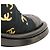 Chanel 22B kurze Stiefel aus Canvas und Lammfell Schwarz - Ansicht 13