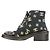 Chanel 22B kurze Stiefel aus Canvas und Lammfell Schwarz - Ansicht 3