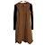 Autre Marque Vestido M'S GRACY de manga de punto Castaño