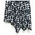 Comme Des Garcons Comme des Garçons robe de chambre Velvet Embroidery Check Wide Pants Nero - vista 2