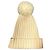 Autre Marque Gorro de malha de cashmere e pele de raposa FOXEY Branco Fora de branco