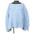 Autre Marque Jersey de punto Low Gauge de alpaca HAKUJI Azul