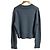 16 Céline Camisola de cashmere com decote em V Celine Azul - vista 3
