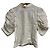 Autre Marque Lily Brown Bluse mit Puffärmeln und Pailletten