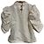 Autre Marque Lily Brown Bluse mit Puffärmeln und Pailletten - Ansicht 2