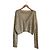 Autre Marque Cárdigan Snidel Fancy Yarn Beige