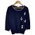 Autre Marque Top de malha Sally Scott Azul Azul marinho