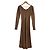 Autre Marque MES VACANCES langes Strickkleid Braun - Ansicht 2