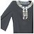 Autre Marque Top de Power Net con bordados florales VIVIENNE TAM Negro - vista 4