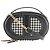 Autre Marque Borsa a tracolla 2 vie Christian Dior CD Signature Houndstooth Canvas Nero Bianco