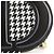 Autre Marque Borsa a tracolla 2 vie Christian Dior CD Signature Houndstooth Canvas Nero Bianco - vista 10