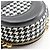 Autre Marque Borsa a tracolla 2 vie Christian Dior CD Signature Houndstooth Canvas Nero Bianco - vista 12