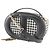 Autre Marque Borsa a tracolla 2 vie Christian Dior CD Signature Houndstooth Canvas Nero Bianco - vista 2