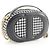 Autre Marque Borsa a tracolla 2 vie Christian Dior CD Signature Houndstooth Canvas Nero Bianco - vista 3