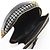 Autre Marque Borsa a tracolla 2 vie Christian Dior CD Signature Houndstooth Canvas Nero Bianco - vista 5