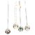 Autre Marque Crystal Ball Ornament Glass Ornament Multiple colors