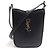 Yves Saint Laurent Saint Laurent Mini Vertical Schultertasche aus Leder Schwarz