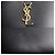 Yves Saint Laurent Saint Laurent Mini Vertical Schultertasche aus Leder Schwarz - Ansicht 6