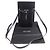 Yves Saint Laurent Saint Laurent Mini Vertical Schultertasche aus Leder Schwarz - Ansicht 7