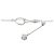 Autre Marque Collana Southern Cross Platinum Au750 Diamante Argento - vista 5