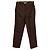 Autre Marque Pantaloni affusellati in misto lino PAROSH Marrone