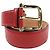 Cintura Gucci Micro Guccisima in pelle Rosso