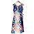 Autre Marque Vestido Adolfo Dominguez Rosa Branco Azul