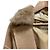 Autre Marque Abrigo con cinturón ADORE 100% Cachemira y Piel de Visón Beige Camello - vista 2