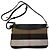 Burberry Nova Check Schultertasche aus Canvas und Leder Braun Schwarz Weiß