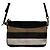 Burberry Nova Check Schultertasche aus Canvas und Leder Braun Schwarz Weiß - Ansicht 3