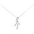 Autre Marque Collana in oro bianco Au750 e diamanti Argento