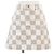 Saia de algodão Louis Vuitton Damier Azur Bege Cru Azul marinho