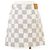 Saia de algodão Louis Vuitton Damier Azur Bege Cru Azul marinho - vista 5