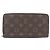 Cartera Larga Louis Vuitton Monogram Castaño Fucsia