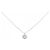 Autre Marque Diamantenhalskette Pt900 Pt850 Silber
