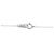 Autre Marque Diamantenhalskette Pt900 Pt850 Silber - Ansicht 5