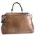 Borsa in pelle Salvatore Ferragamo D'oro Bronzo - vista 2