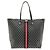 Balenciaga Hacker Large Tote Bag Shopper aus Canvas Schwarz