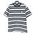 Autre Marque T-shirt de algodão às riscas Black Label Crestbridge Preto