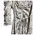 Autre Marque Snidel Barie Print Kleid mit Raffung Weiß Roh - Ansicht 3
