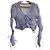 Autre Marque Blusa trasparente Snidel con fiocco anteriore Porpora